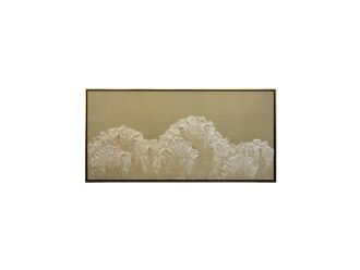 TIDAL WAVES HANDPNTD TAN 241*119(CM)