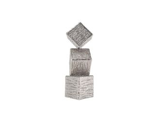 CUBE SCULPT SILV 13*48(CM)