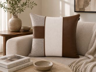 CUSHION BRWNATLDGRY 50*50(CM)