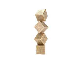 CUBE SCULPT GLD 13*66(CM)