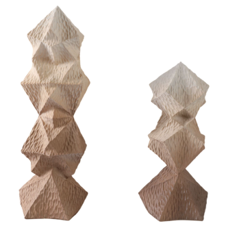 KIRBY ABSTRACT STATUE (S/2) 36/48(CM)