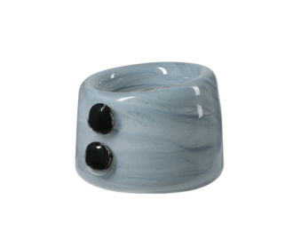 GREY BUTTON VASE B 22*21*16(CM)