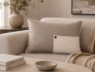 CUSHION DRKGRYNATL 35*55(CM)