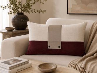 CUSHION NATLGRYBRWN 35*55(CM)